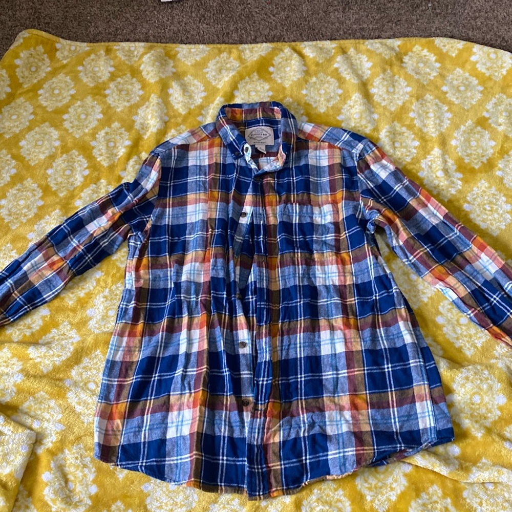 Multi colored flannel